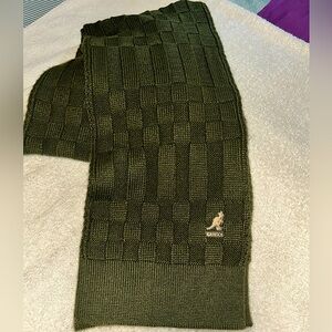 #Kangol #Scarf #OliveGreen #LikeNew #OS